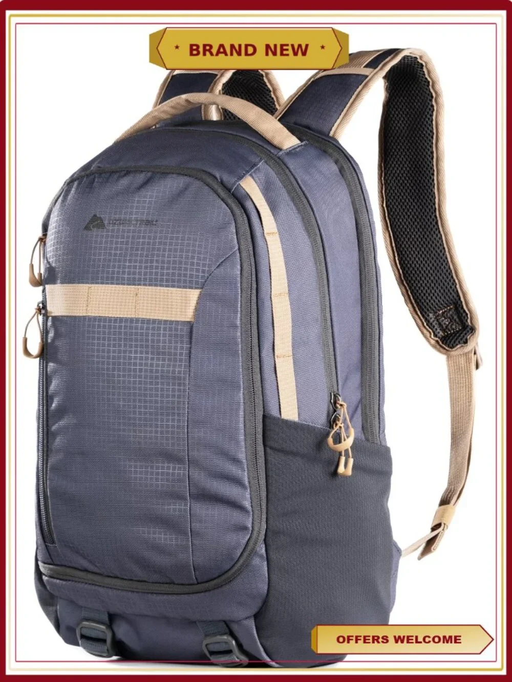 Ozark Trail 20L Polyester Cedar Daypack Backpack with Padded Laptop Compartment